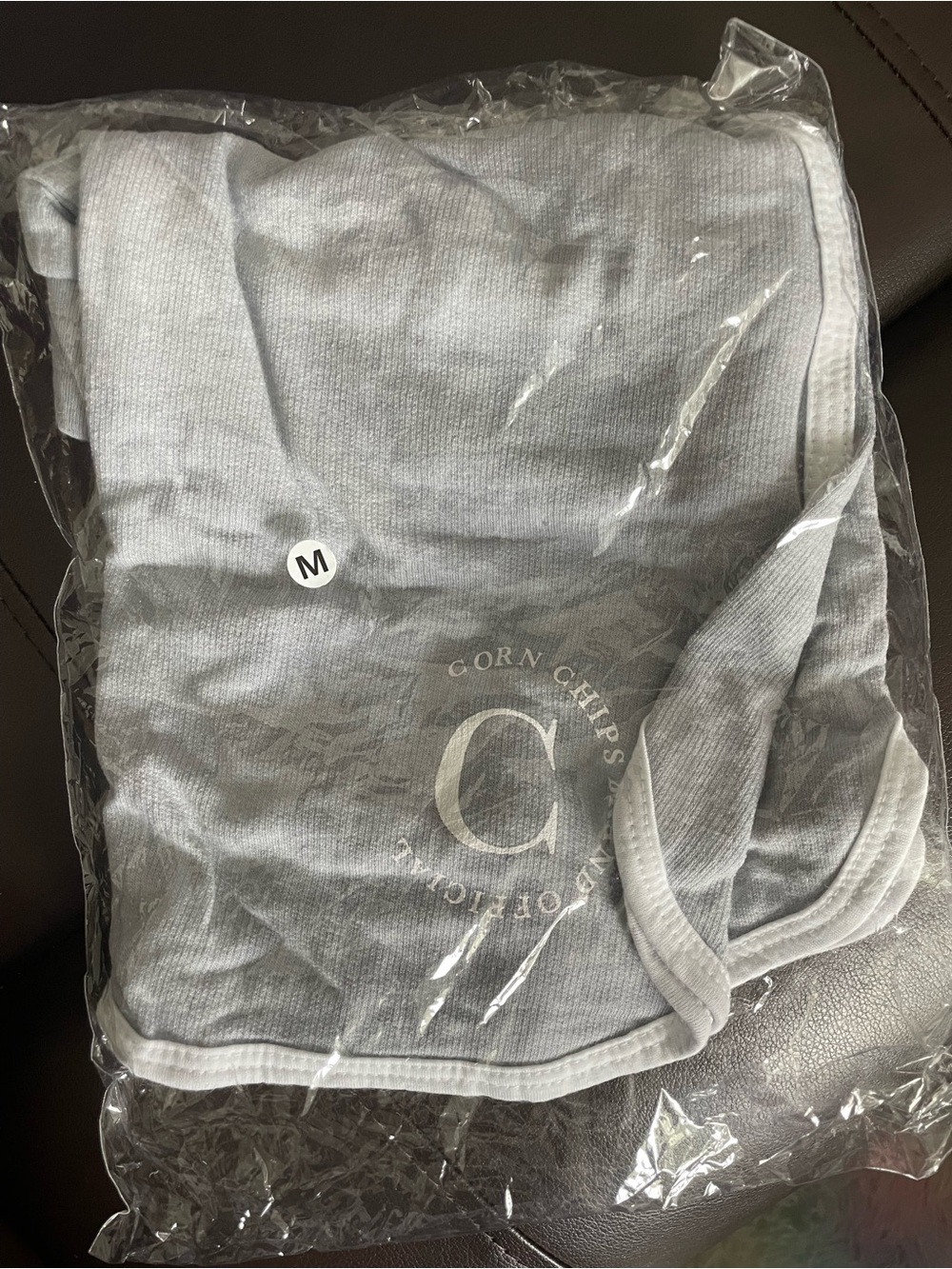 Women's Light Gray Athletic Shorts with Subtle Logo - M